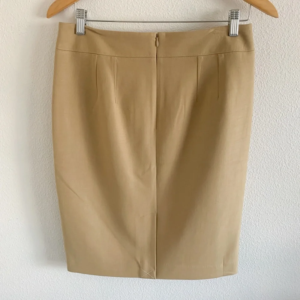 NWT LOFT Tan Pencil Skirt Size 6 - Picture 5 of 6